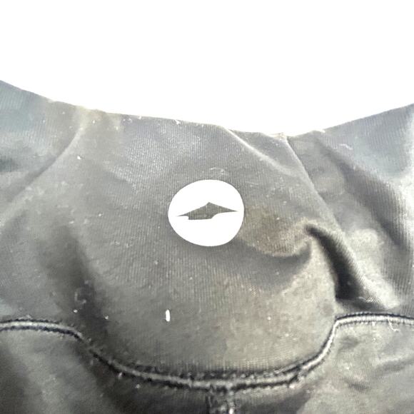 AVIA Sports Shorts Size Small women running swim black aqua pocket 27 x 2" - Picture 3 of 8